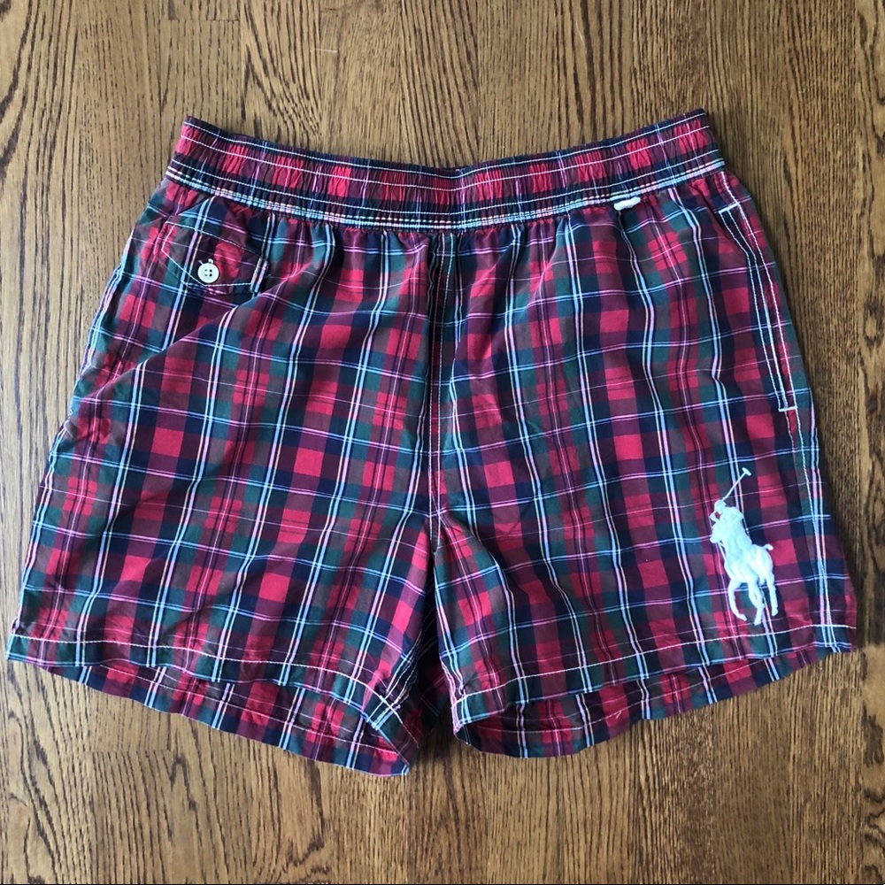Ralph Lauren Tartan Swim Trunk